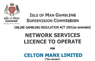 Licencia de la Isla de Man de SBObet 