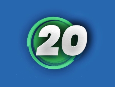 Logotipo de 20bet ampliado