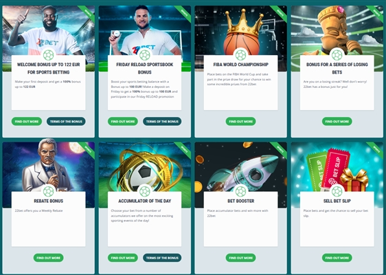 El sitio ofrece varias bonificaciones